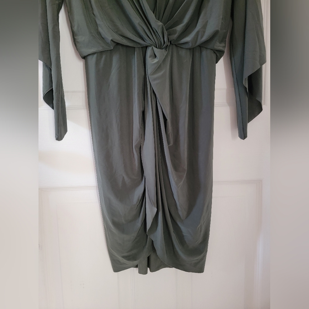 Misa Los Angeles Olive Green Mini Dress NWOT - Picture 6 of 9